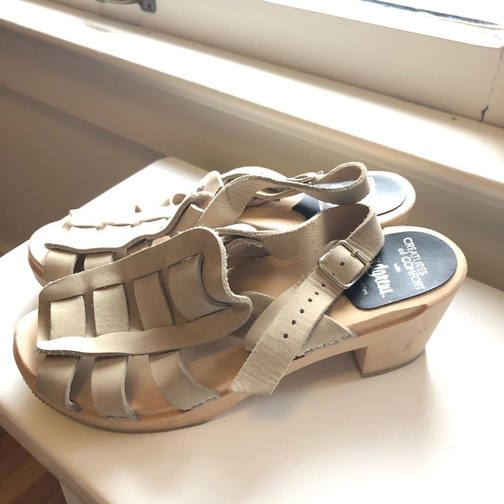 Sandgren x creatures of comfort leather sandals